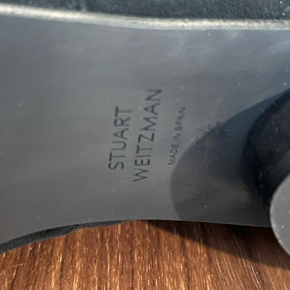 STUART WEITZMAN Over-the-Knee black Women's Boots suede size 8.5 🎩 - Picture 3 of 12